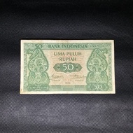 uangkuno 50 rupiah budaya 1952