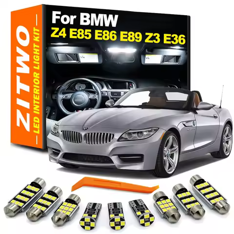 ZITWO Car Bulb Accessories LED Interior Dome Map Door Trunk Light Kit For BMW Z3 E36 Z4 E85 E86 Z4 E