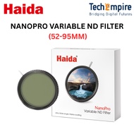 Haida NanoPro Variable ND Filter (52mm-95mm 4 to 9-Stop) Variable ND12-400 Filter