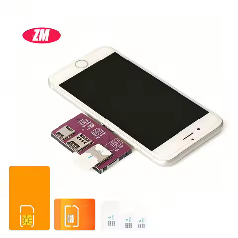 For iPhone Android SIM card 4in1 External Card Slot Adapter Fast Card Changer SIM Card Reader Holder