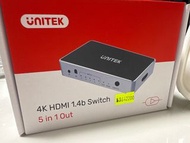 4K HDMI 1.4b Switch 5 in 1 out