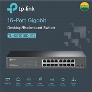 Gigabit Switching Hub 16 Port TP-LINK TL-SG1016D V12 (11")