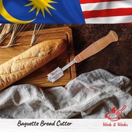 French Baguette Bread Cutter / Pisau Roti Baguette