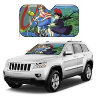 Kiki Delivery Car Sun Shade Windshield Cover Personalized Car Heat Protector Accessories Interior Th
