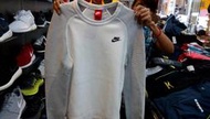 Nike T恤 W NSW Tech Fleece 長袖上衣 運動服 特殊材質 側邊拉鏈 袖子條紋 原價4880元298