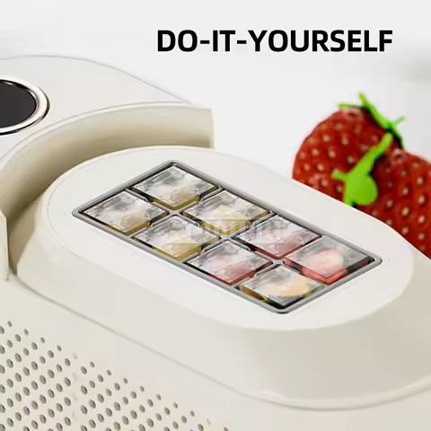 Desktop Ice Maker Automatic Mini 8 Solid Ice Maker Portable Car-mounted Cube Ice Box