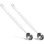 2 Keping Sudu Sukat Sudu, Sudu 5 Gram, Sudu Sukat Keluli Tahan Karat, 1 Sudu Teh (5 mL |   5 cc |   