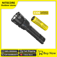 NITECORE ไฟฉาย MH25 PRO 3300ลูเมนชาร์จได้แบบพกพากลางแจ้งที่แข็งแกร่งแสงที่สว่างเป็นพิเศษระยะไกล