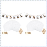 (PZXS) 100Pcs Paper Picture Frames for 4x6Inch Paper Photo FramesKit DIY Cardboard Photo Hanging Dis