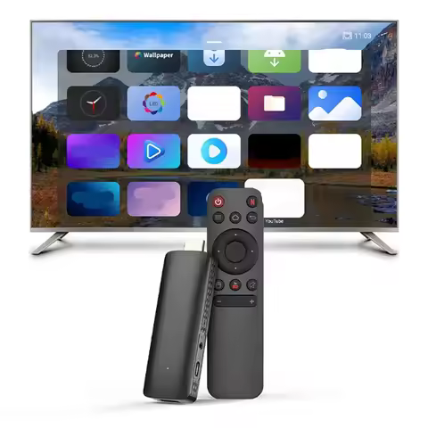 D6 Android 10 TV Stick Allwinner H313 4K 1080P WiFi 6 2.4/5.8G Smart TV Sticks for WIFI Network Medi