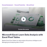 Video Course-Microsoft Excel: Learn Data Analysis With Excel Pivot Tables | Learn Excel | Excel Cour