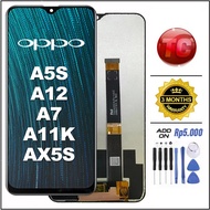 LCD OPPO A5S A12 A7 A11K AX5S Original 100% LCD TOUCHSCREEN Fullset Crown Murah Ori Compatible For Glass Touch Screen Digitizer