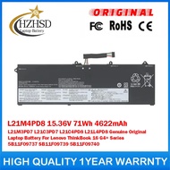 L21M4PD8 15.36V 71Wh 4622mAh L21M3PD7/C3PD7/C4PD8/L4PD8 Genuine Original Laptop Battery For Lenovo T