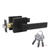 JOY Upgraded Door Handle Lock Reinforced Security Door Handle Set Aluminum Handle Lock Adjust Locking System for 35mm-50
