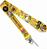 Bob's Burgers Belcher Family Cartoon Comedy TV Show 17.7" Neck Lanyard Keychain Holder ID Badge Mobi