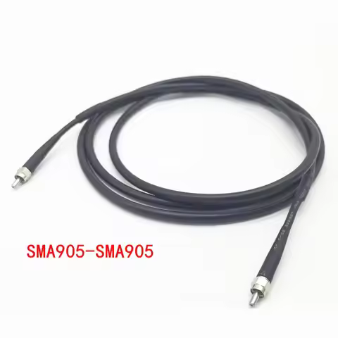 SMA905 Plastic Optical Fiber POF jumper,Core 1mm 980/1000um, Outer jacket 6mm，Metal Connector SMA-SM