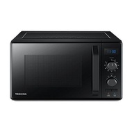 TOSHIBA MW2-AG24PF(BK) 24L BIGGER TURNABLE GREY PAINTED CAVITY 8 AUTO MENU GRILL FUNCTION MICROWAVE 