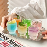 Ins creative mini tequila Glass Agavea shot Glass Set Cocktail Glass One Sip Glass Spirit Glass Whit