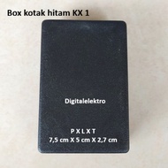 KX 1 BOX BLACK PLASTIC BOX/ X1 7.5 x 5 x 2.7cm