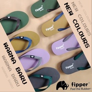 Fipper Flip Flop | Selipar Lelaki & Perempuan | Rubber Getah ahan Lama Anti-Slip Fipper Slippers