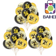 BAIHEE 12PCS 30th BIrthday Balloons, 18th 30th 40th 50th 60th DIY Birthday Balloon, Inflatable Party