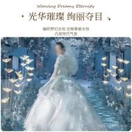 New Decoration Arrangement Butterfly Cross-Border Decoration Acrylic Stage t Table Luminous Wedding 