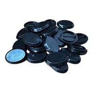 2pcs H2 Black Rear View Mirror Bolt Covers