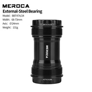 MEROCA T47วงเล็บด้านล่างเซรามิก-สำหรับจักรยานถนนและภูเขาเพลา24มม.ที่วางโทรศัพท์แม่เหล็กด้านล่าง68/86