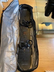 Burton Snowboard, Step On Bindings, and Photon Boots Set