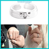 Fine Love Symbol Rings Adornment Cat and Dog Rings Adjustable Rings for Pet Lovers