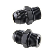 Straight Adapter 2PCS G1/2" 21mm to AN10 7/8"-14UNF Aluminum for Oil Water Air System