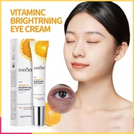 Vitamin C Eye Cream Fat Particles Dark Circle Eye Bag Remover Anti Puffiness Anti-wrinkle Eye Serum Instant Firm Brightening Anti aging Moisturizer 20g