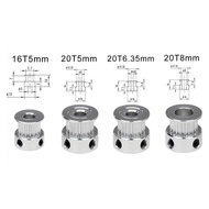 1PCS 3D Printer parts 20 teeth GT2 Timing Pulley Bore 5mm 6.35mm 8mm for Width 6mm GT2 synchronous b