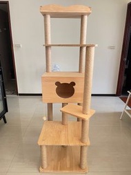 Turtle cat實木貓跳台
