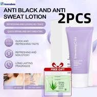 【free Gift】2pcs Interesting Color Antiperspirant Lotion Removal Odor Refreshing Whitening Deodorant 
