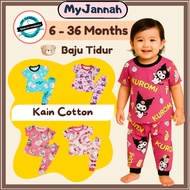 (6-36M) Baju Tidur Budak Perempuan Murah Baby Pyjamas Girl SDM Sedondon Kids Clothing Sleepwear