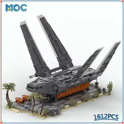 MOC Building Blocks UCS Zeta Class Cargo Shuttle Monarch Set Imperial Destroyer DIY Assemble Brick C