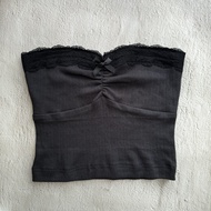 Ellie Top | Áo Ống Tube Viền Ren Đính Nơ Nhiều Màu Vải Cotton Mềm Mại Ngọt Ngào Dễ Thương Pepper Clo