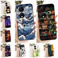 Cover Honor X7b Case Silicone Luxury Fashion Cool Kawaii Cute Painted Casing CLK-LX1 CLK-LX2 CLK-LX3