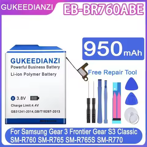 Watch Battery EB-BR760ABE 950mAh For Samsung Gear S3 Frontier S3 Classic EB-BR760A SM-R760 SM-R770 S