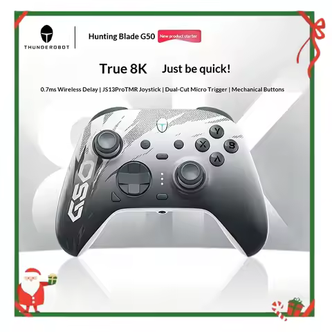 THUNDEROBOT Hunting Blade G50 Dual 8K Wireless Bluetooth Game Controller Micro Trigger FPS Game Apex