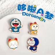 Doraemon ins Style Brooch Cartoon Doraemon Metal Badge Doraemon Small Jewelry Backpack Clothes Coupl