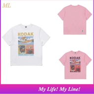ML2 Korean Local Stock Kodak K6223LRS73 SayKodak Hot Summer Cotton Short Sleeve Tee K-FASHION UNISEX