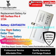 Replacement Notebook Battery G3HTA027H for Microsoft Surface Pro 4 1724 5087mAh