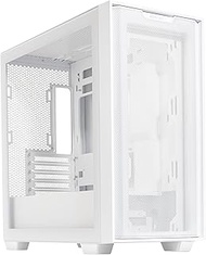 ASUS A21 Micro-ATX Case White Edition Supports Graphics Cards up to 380mm, 360mm Coolers, & Standard