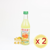 【2支優惠】富士山柚子梳打汽水 果汁梳打 240ml 日本直送