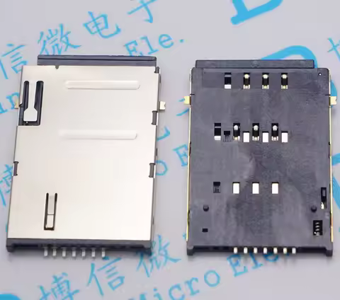 6P 6-pin 6+1 pin 7P Standard full size SIM card slot socket adapter Self-elastic high quality For Ta