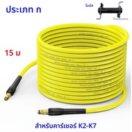 เครื่องฉีดน้ําแรงดันสูงท่อสายไฟเครื่องซักผ้ารถยนต์น้ําทําความสะอาดท่อต่อท่อน้ําสําหรับ Karcher K2 K3