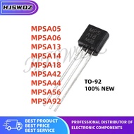 100pcs/lot TO-92 MPSA42 MPSA56 MPSA92 MPSA05 MPSA18 MPSA13 MPSA06 MPSA14 MPSA44 A42 A56 A92 A05 A18 
