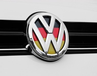 1pcs German Flag Badge Car Front Logo Tail Logo Sticker for Volkswagen Polo Golf 3 4 5 6 7 B4 B5 B6 